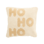 Kussen HOHOHO - Katoen/Linnen - Wit/Beige - 45 x 45cm