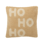 Kussen HOHOHO - Katoen/Linnen - Beige/Wit - 45 x 45cm