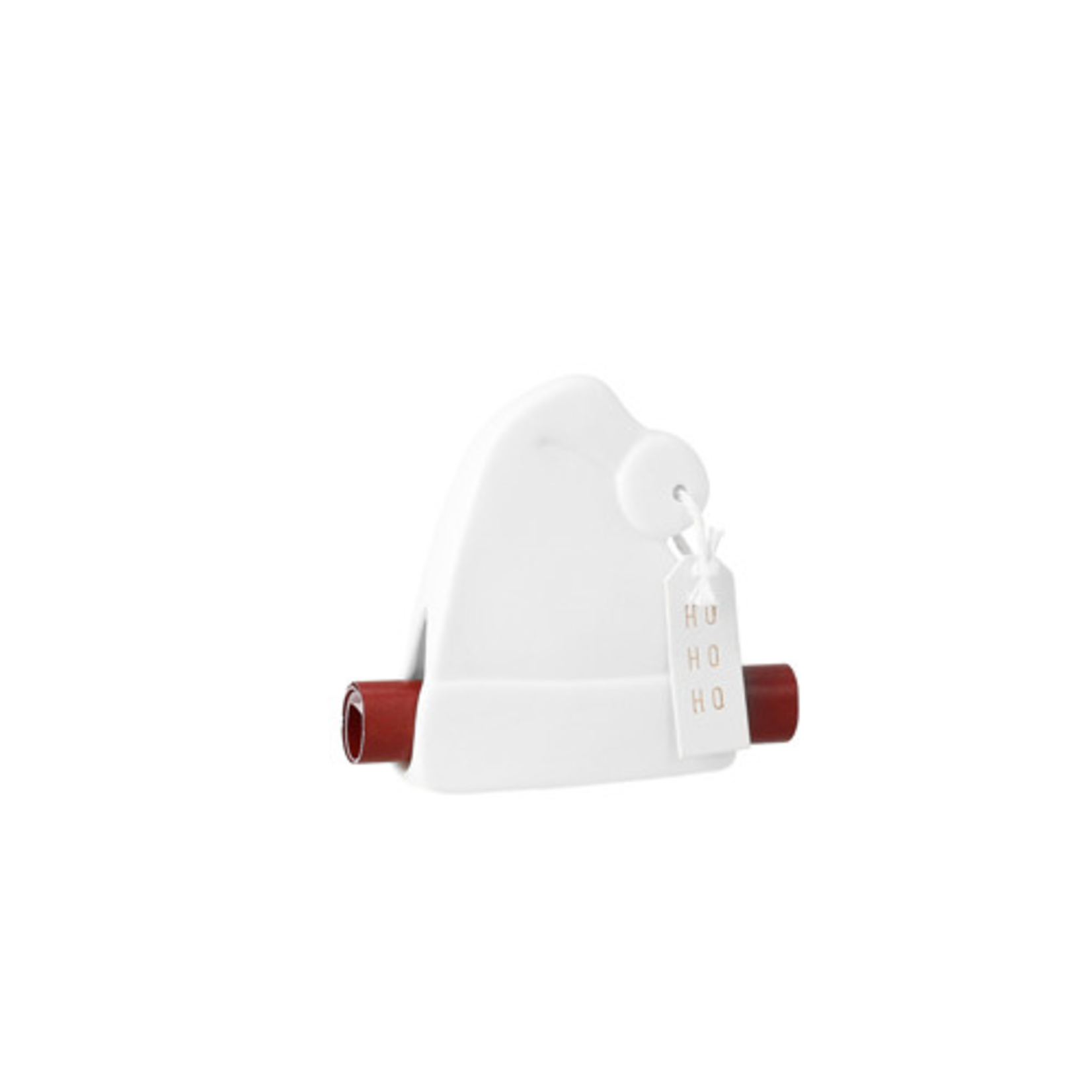 Räder Geldcadeau hoedje - Porselein - Wit -  5x1,5x6cm