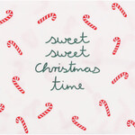 Räder Servetten "Sweet sweet christmas time" - Wit/Rood/Groen - 25x25cm