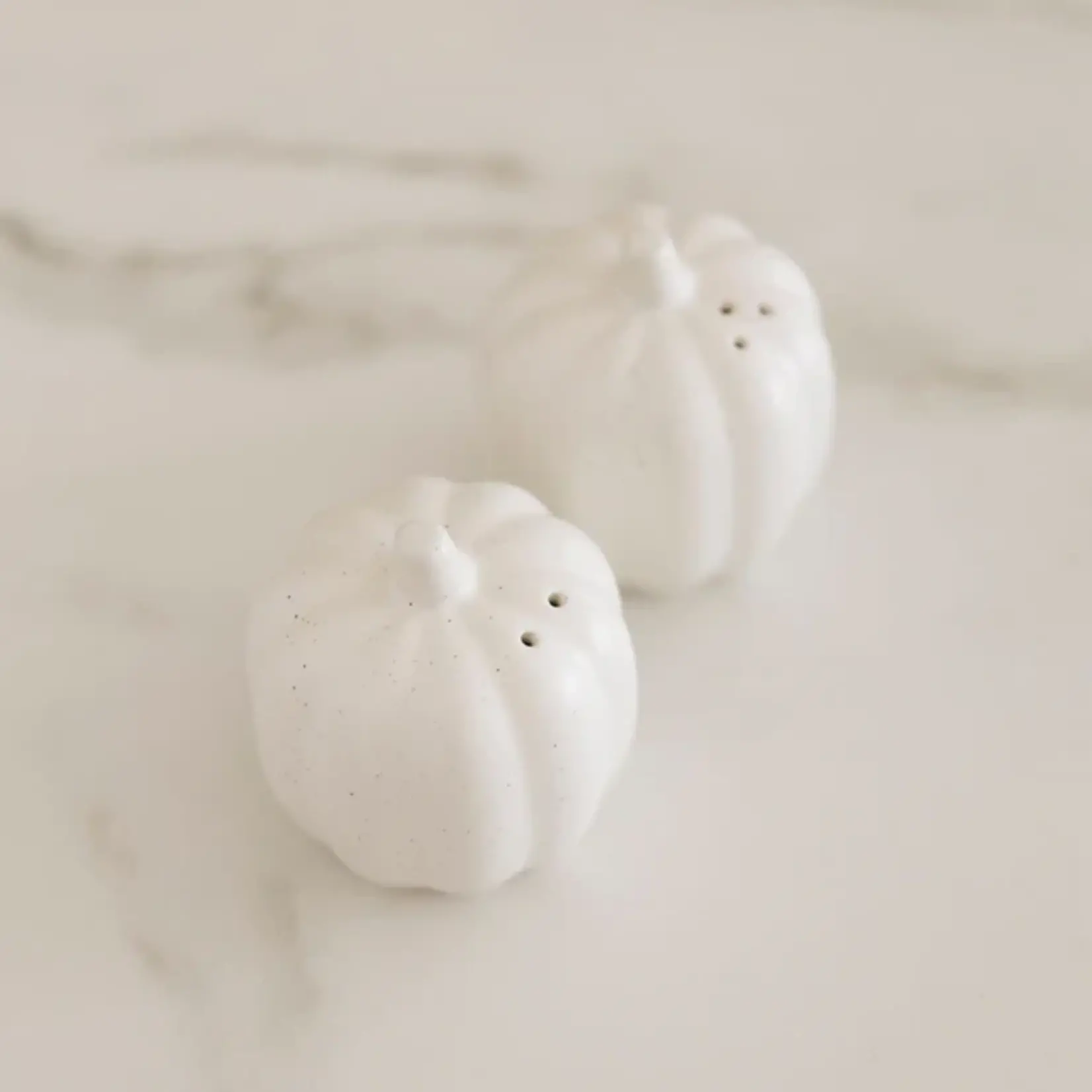 Peper& Zout stel POMPOEN - Keramiek - Peper & Zout - Ø6,5 x 7 cm