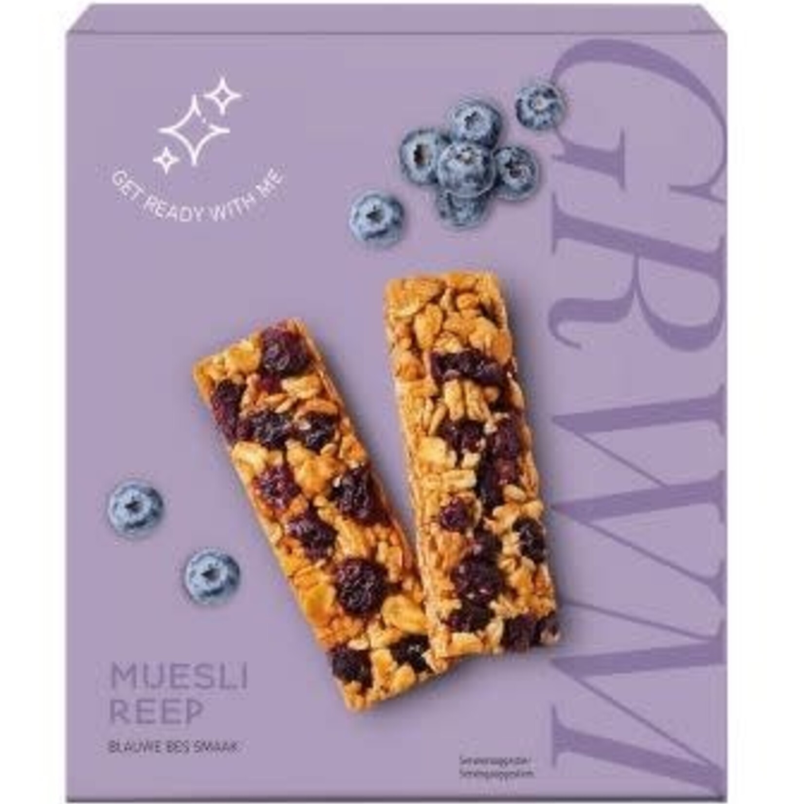 Mueslirepen - Blauwe bessen - 3x20gr