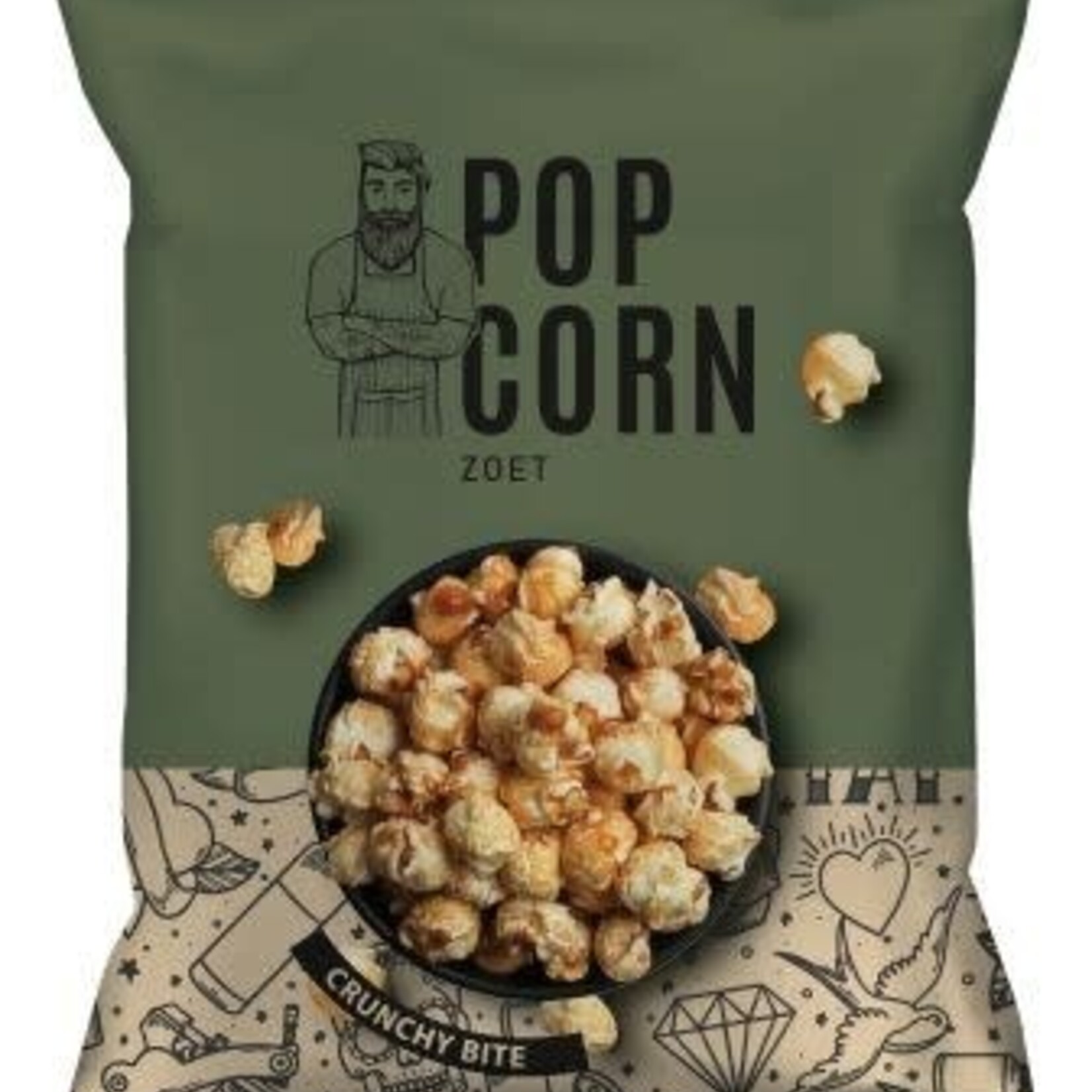Popcorn ROBUUST - Zoet - 120gr