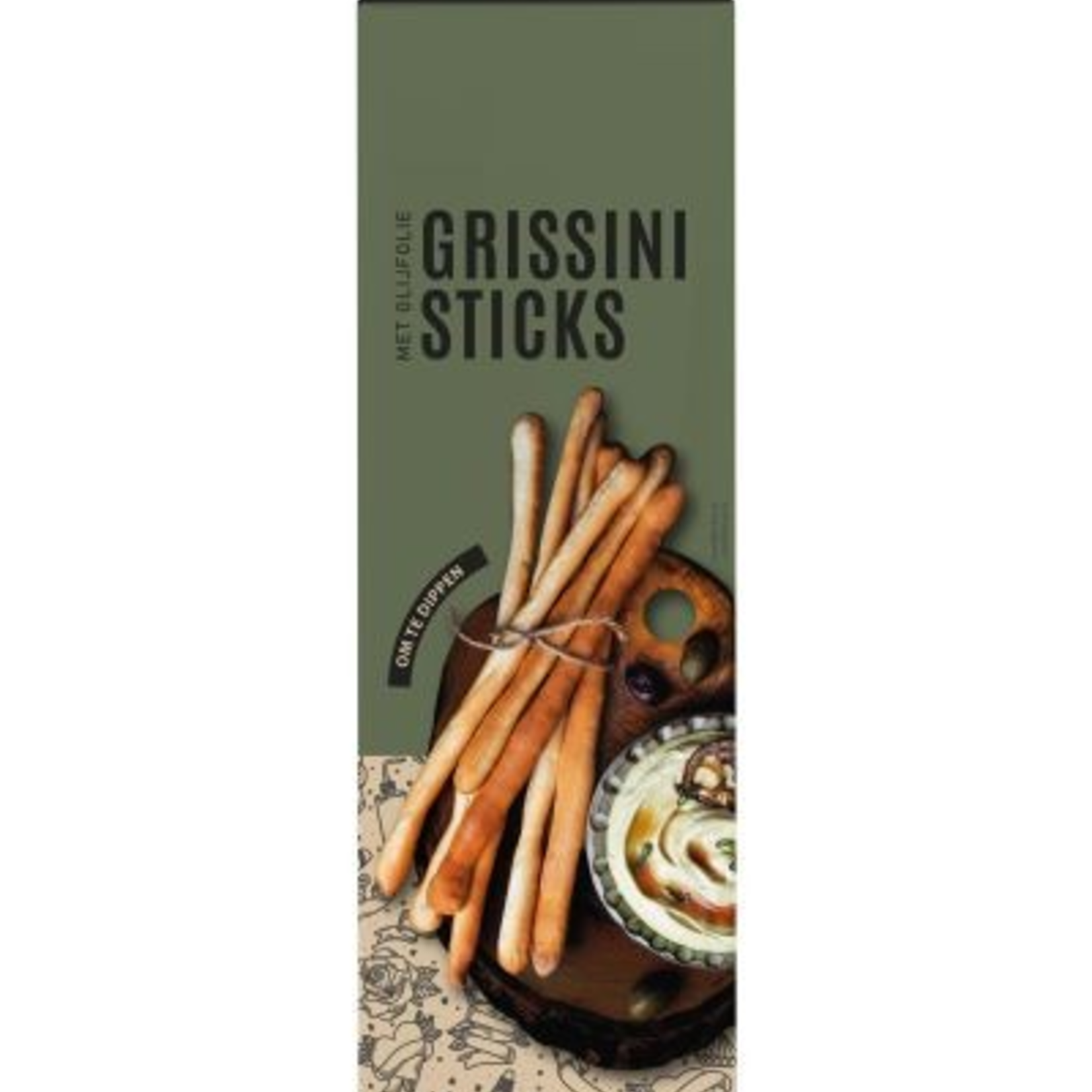 Grissini ROBUUST - Olijfolie - 125gr