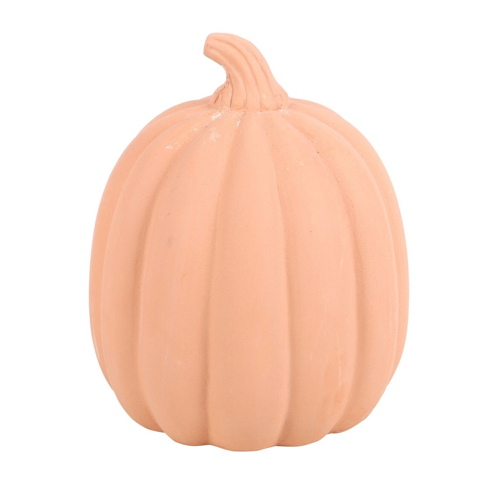 Theelichthouder POMPOEN - Terracotta - Oranje - Ø14,5 x 18,5cm