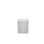 Theelichthouder TIMON - Vierkant - Metaal/Glas - Wit - 8 x 8 x 10cm