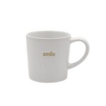 Mok MORRIS "Smile" - Keramiek - Wit - 9,2 x 9 x 9 cm