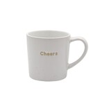 Mok MORRIS "Cheers" - Keramiek - Wit - 9,2 x 9 x 9 cm