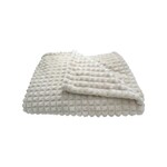 Plaid PAULA - Fleece - Zand - 200 x 150 cm