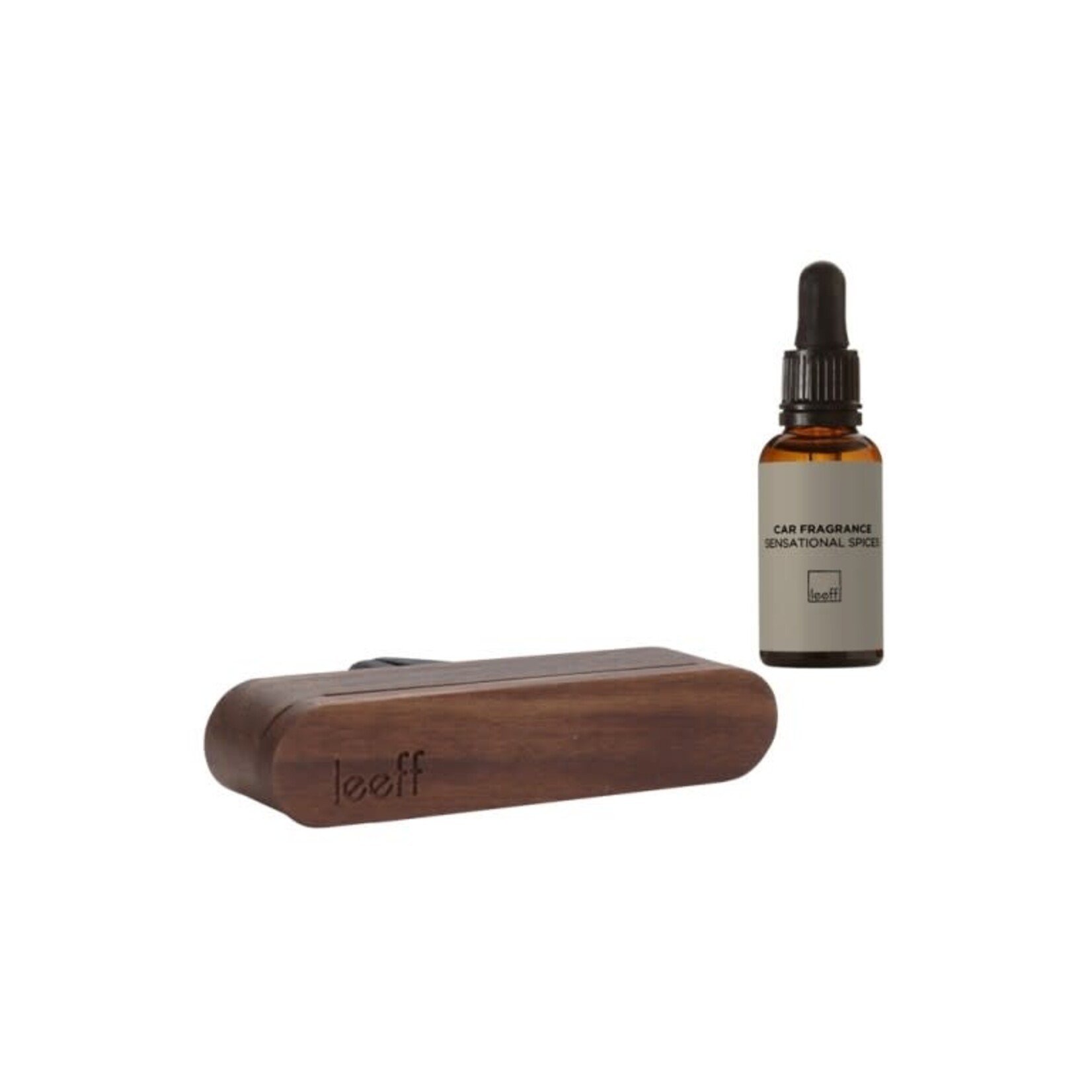 Autogeur - "Let's go anywhere" - Hout/Glas/Plastic - Bruin - Spices