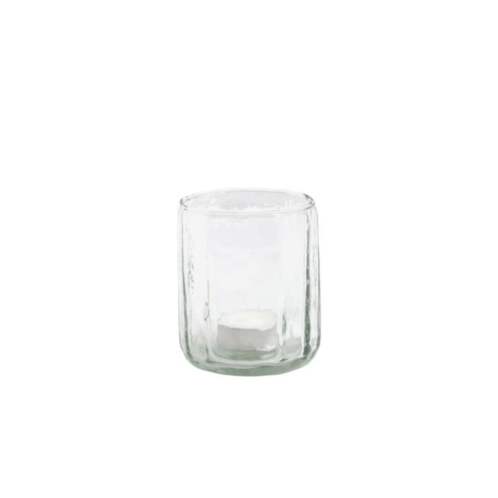 Theelichthouder TIM - Glas - Transparant - (L) 8 x 10 cm