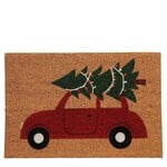 Deurmat  AUTO - Kokos - Rood - 60 x 40cm