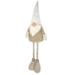 Gnoom - Puntmuts grijs - Staand (uitrekbaar) - Stof - Grijs/Bruin - 24x14x72/102cm