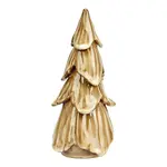 Kerstboom - Keramiek - Beige - (L) Ø11 x 25cm