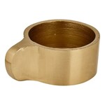 Theelichthouder JELLICOE - Aluminium - Goud  - 6 x 4,8 x 2,5cm