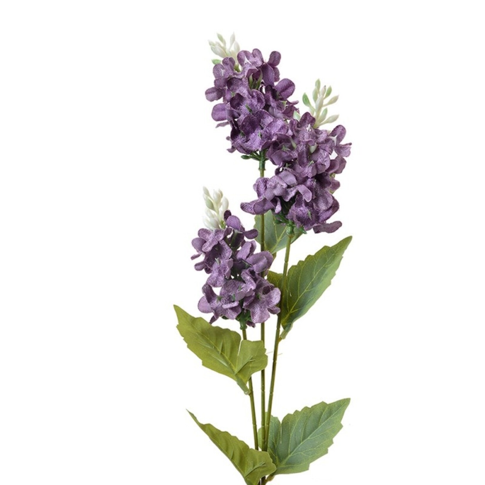 Kunstbloem - Kunststof - Paars - 71cm