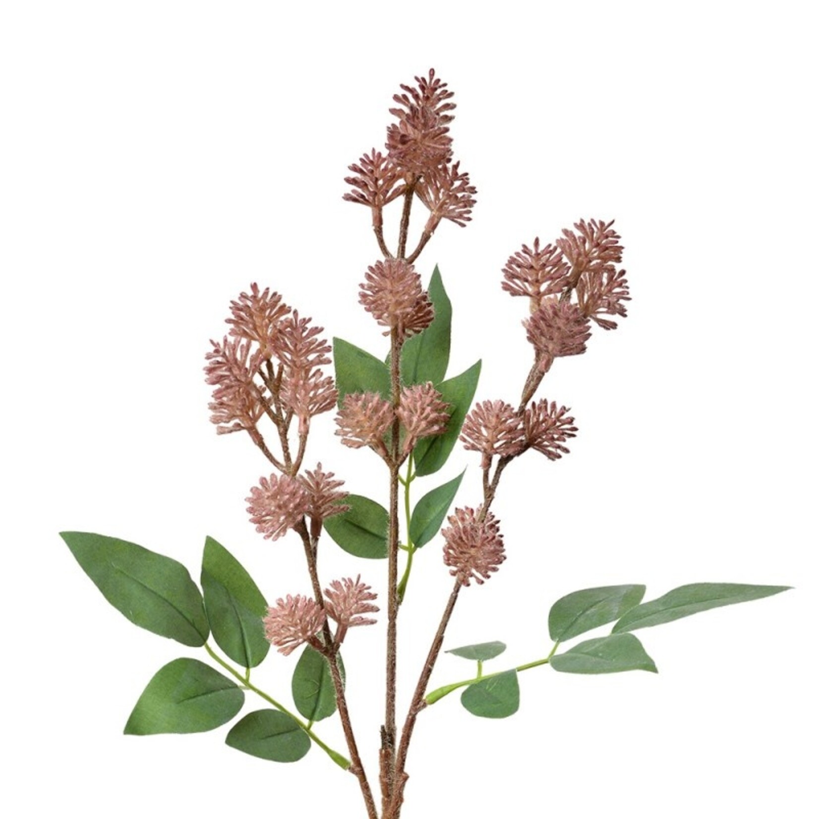 Kunstbloem - Kunststof - Roze - 68cm