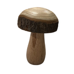 Paddenstoel - Hout - Bruin - 9cm