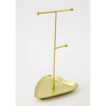 Zusss Juwelenrekje Hartje - Metaal - Goud - 13 x 25cm