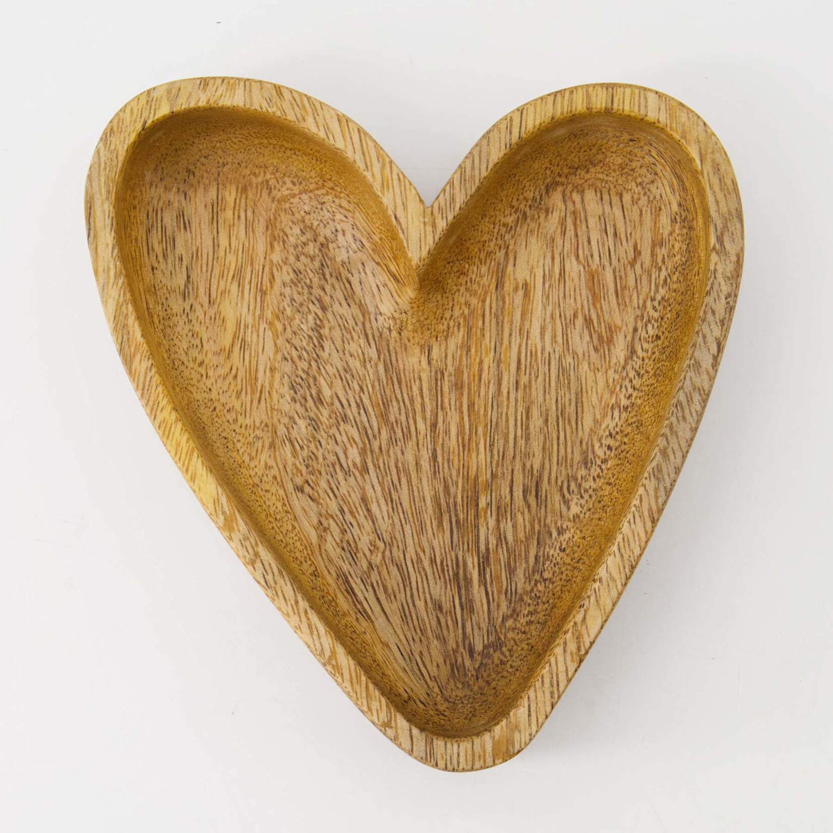 Zusss Kom HART - Mangohout - Naturel - (M) 15 x 14 x 4cm