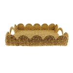 Dienblad DAVY - Zeegras - Bruin - Large