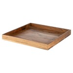 Dienblad/Plateau COCHRANE - Acacia hout - Bruin - 40x40x4cm
