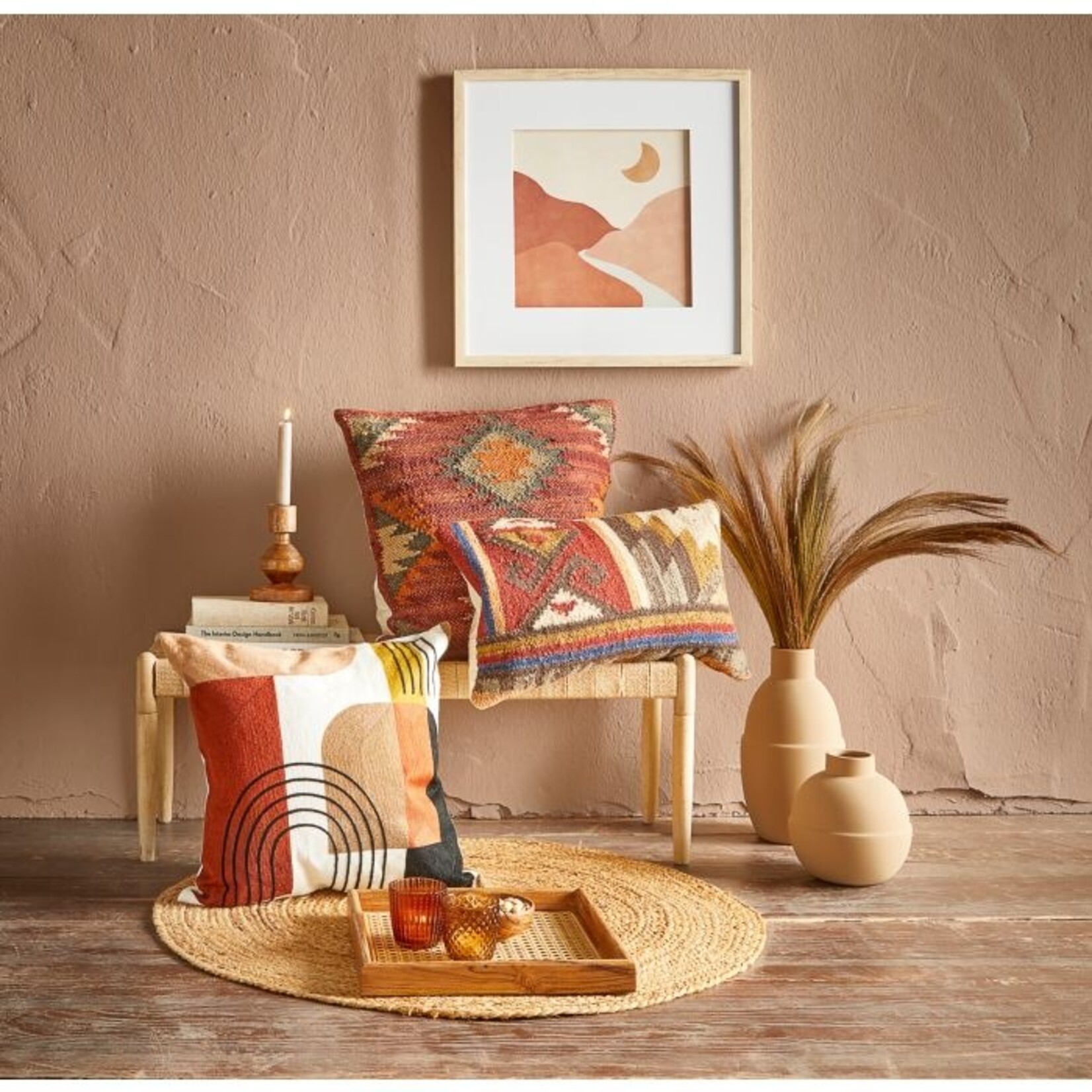 Dienblad/Plateau COCHRANE - Acacia hout - Bruin - 40x40x4cm