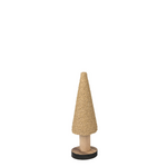 Kerstboom (touw) op voet - Hout/Touw - Naturel - (S) 8x28cm