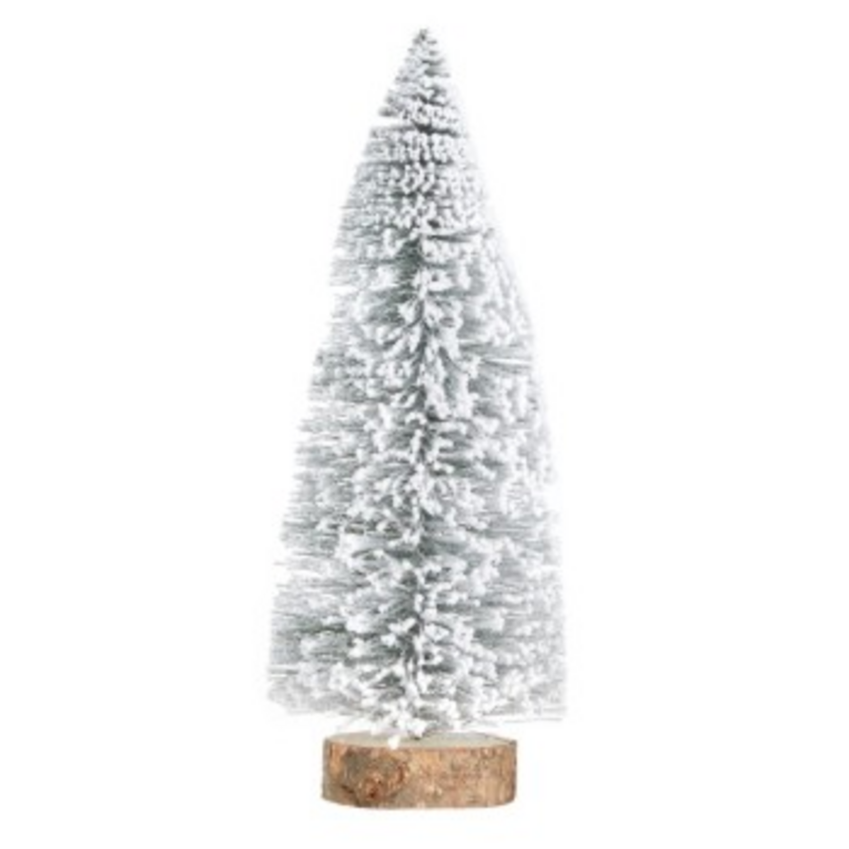 Boom met sneeuw - Groen/Wit - 27cm