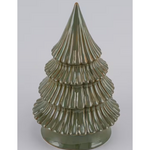 Kerstboom - Keramiek - Groen - 14x23cm