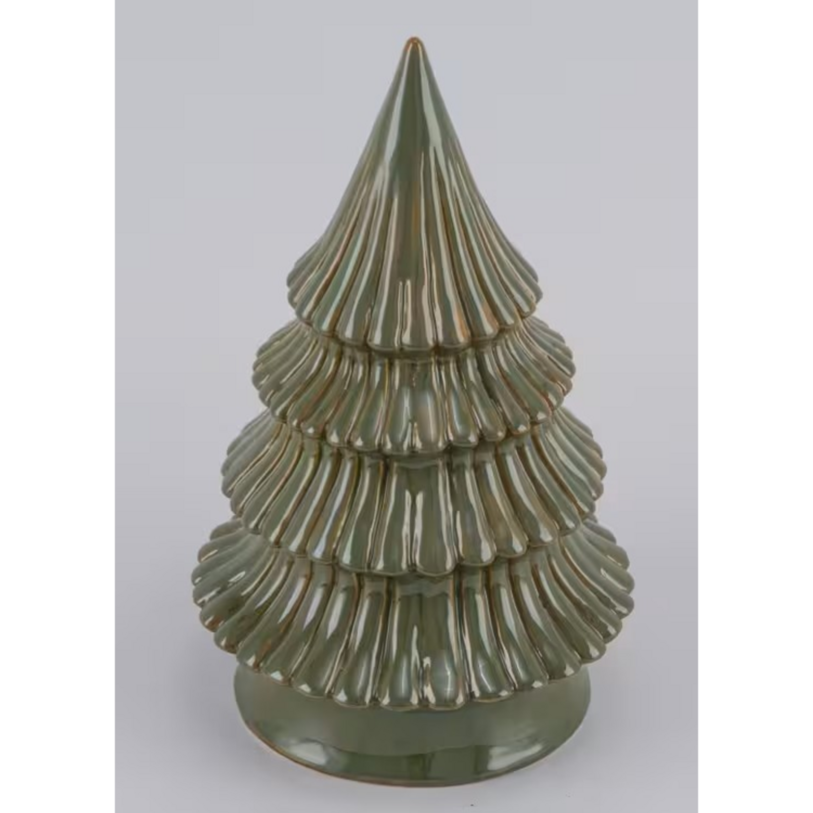 Kerstboom - Keramiek - Groen - 10x15cm
