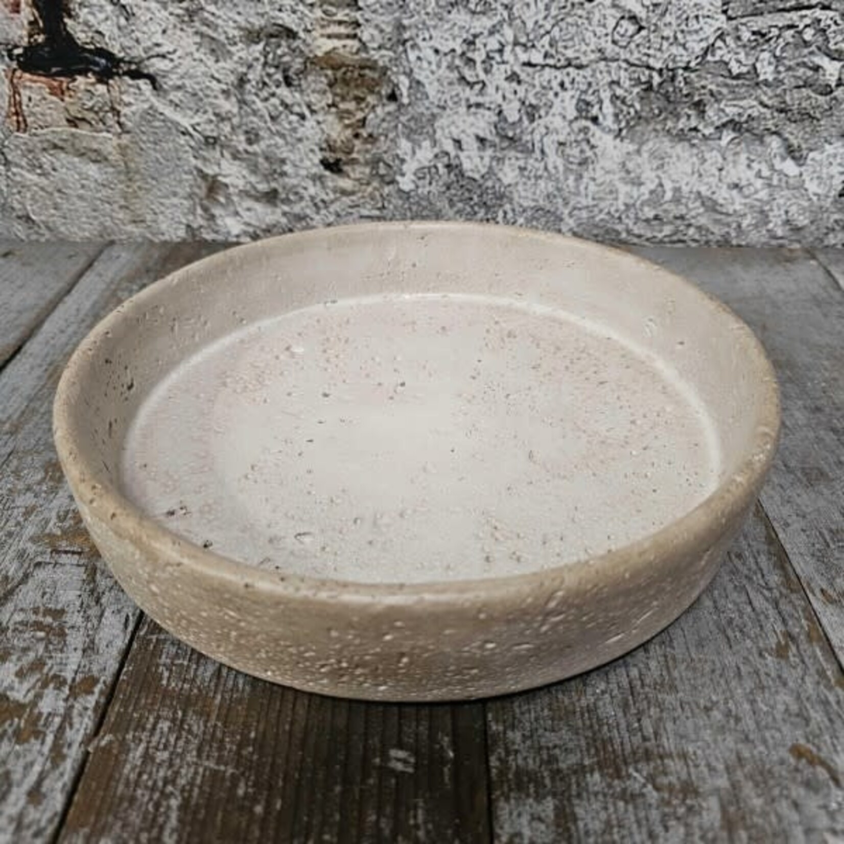 Schaal - Aardewerk - Zand/Beige - Ø23 x 5cm