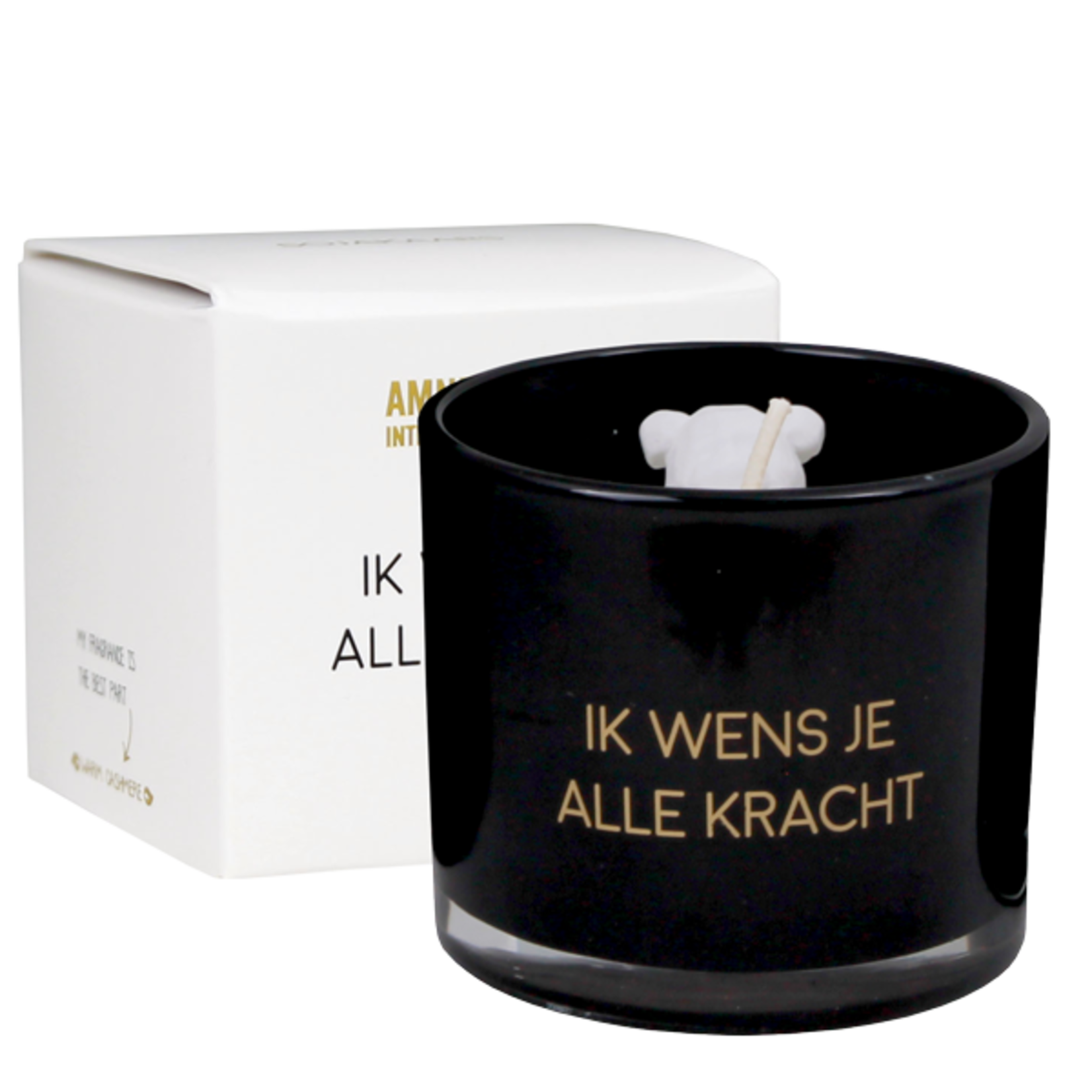 Sojakaars met beertje - Ik wens je alle kracht - Warm Cashmere
