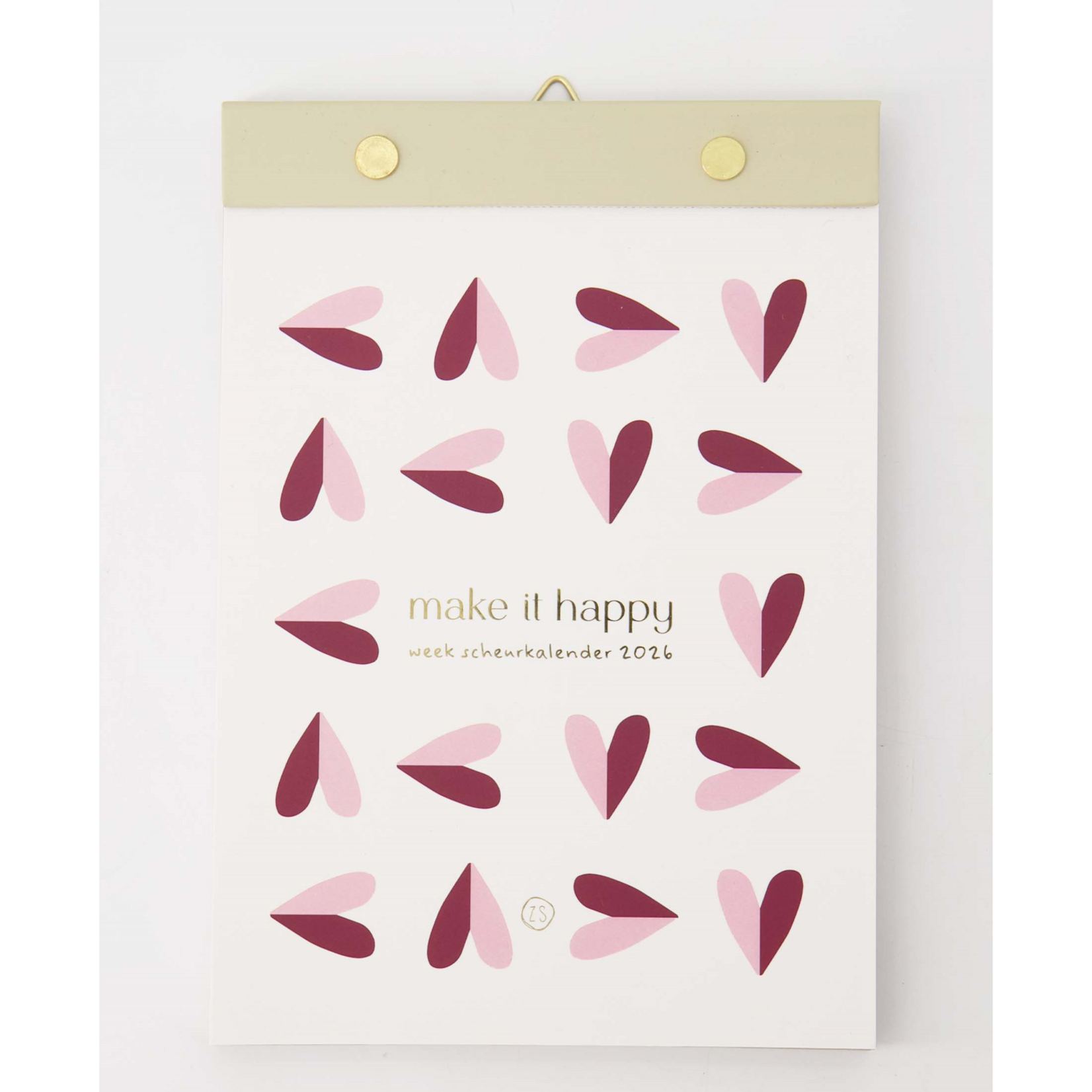 Zusss Scheurkalender 2026 - "Make it happy" - 20 x 14cm