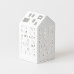 Räder Theelichthuis "It's the most wonderful time of the year" - 12cm hoog