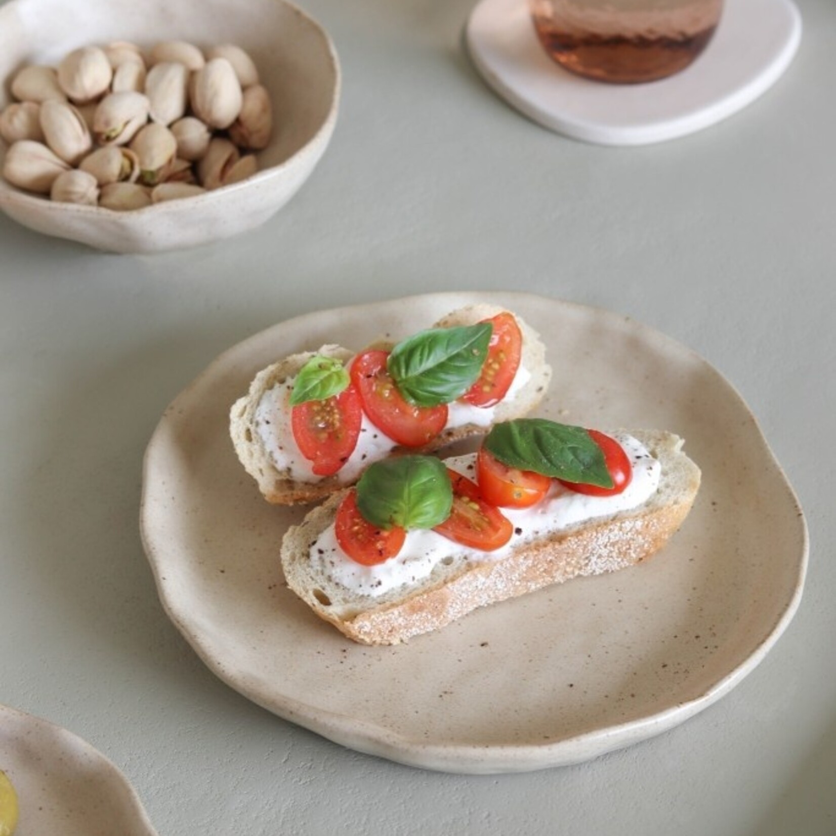 Schaal EVA - Keramiek - Naturel - (L)