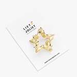 Haarklem STER - Metaal - Goud - 6,2 x 6,2 x 4cm