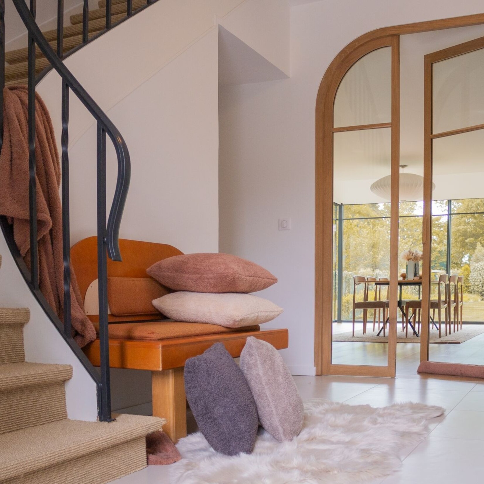 Kussen COCOON - Polyester - Taupe - 45x45cm