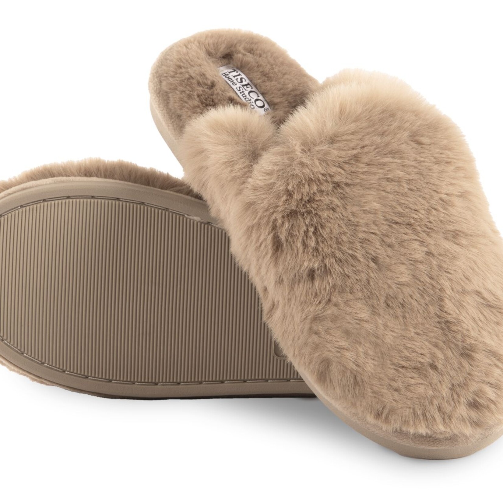 Pantoffels SNUGGS MULE - Polyester - Taupe - Maat 40/41