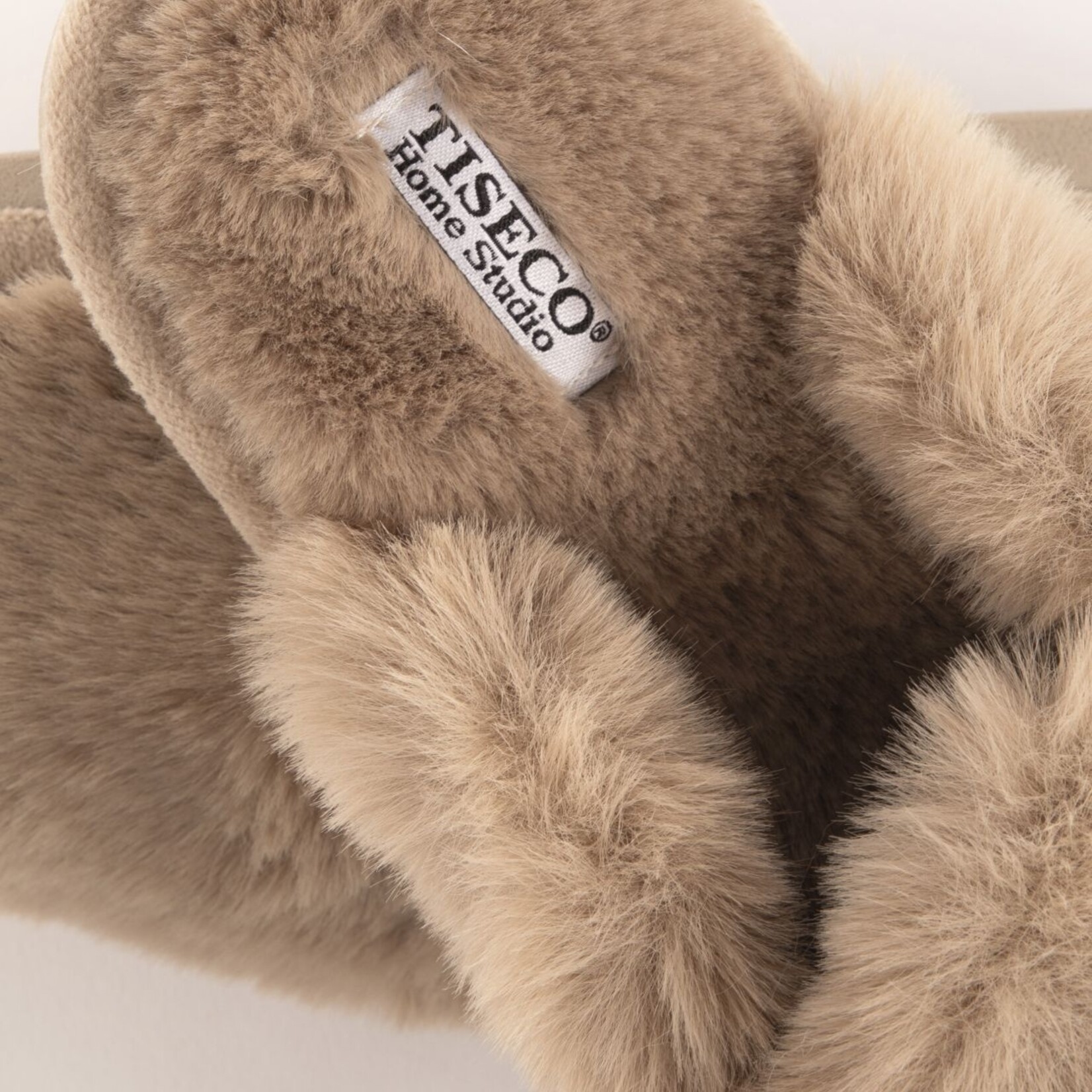 Pantoffels SNUGGS MULE - Polyester - Taupe - Maat 40/41