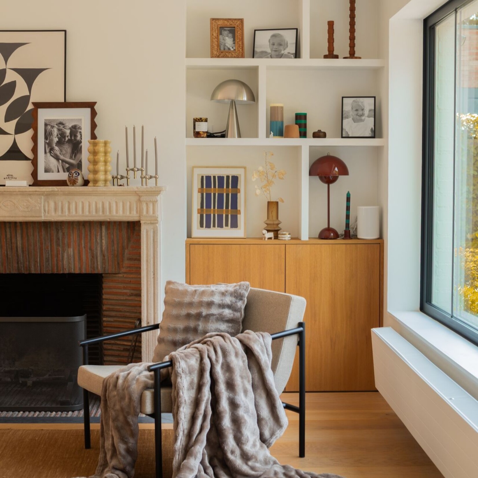 Pantoffels SNUGGS MULE - Polyester - Taupe - Maat 40/41