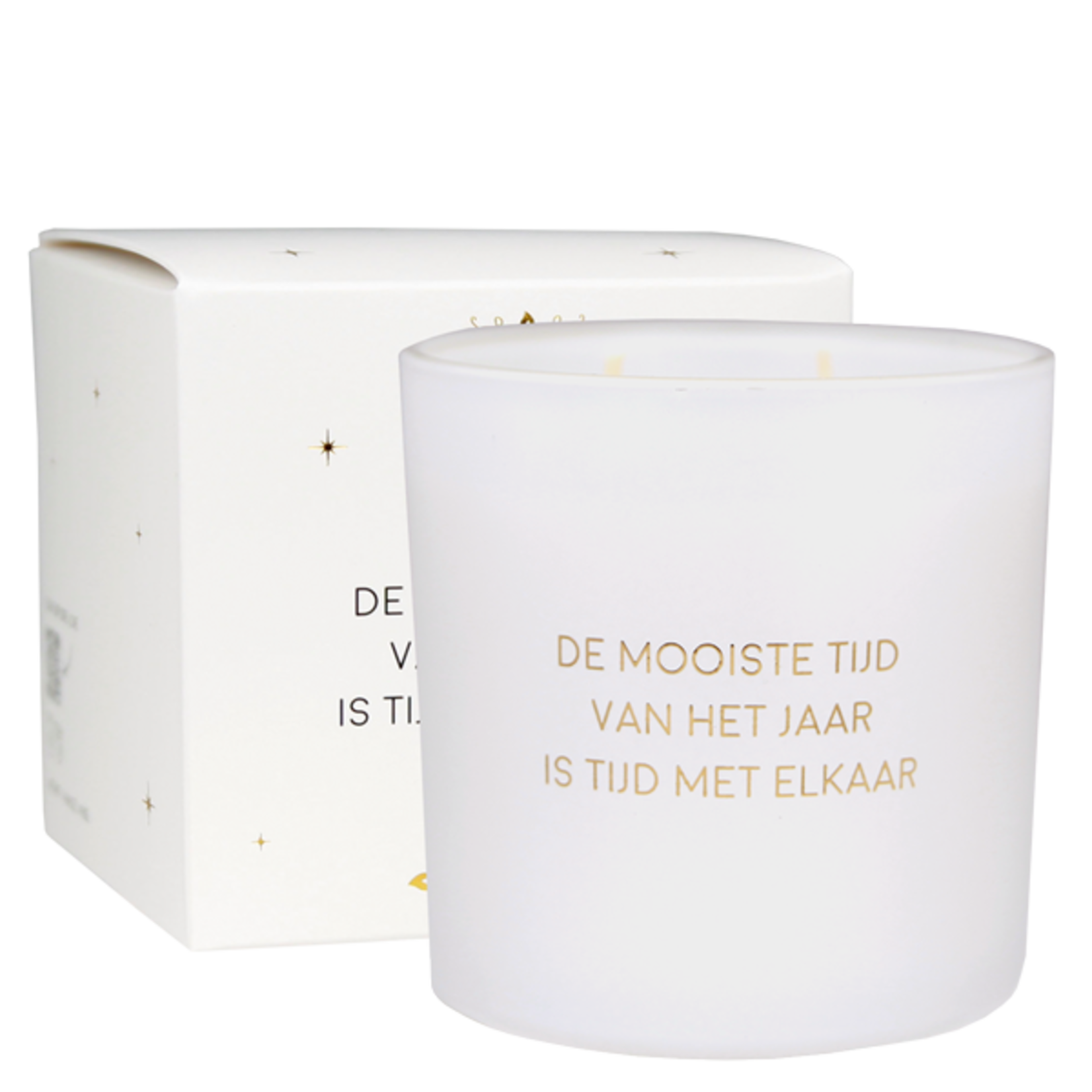 Sojakaars - De mooiste tijd van het jaar is met elkaar -  Wit - Winter wood