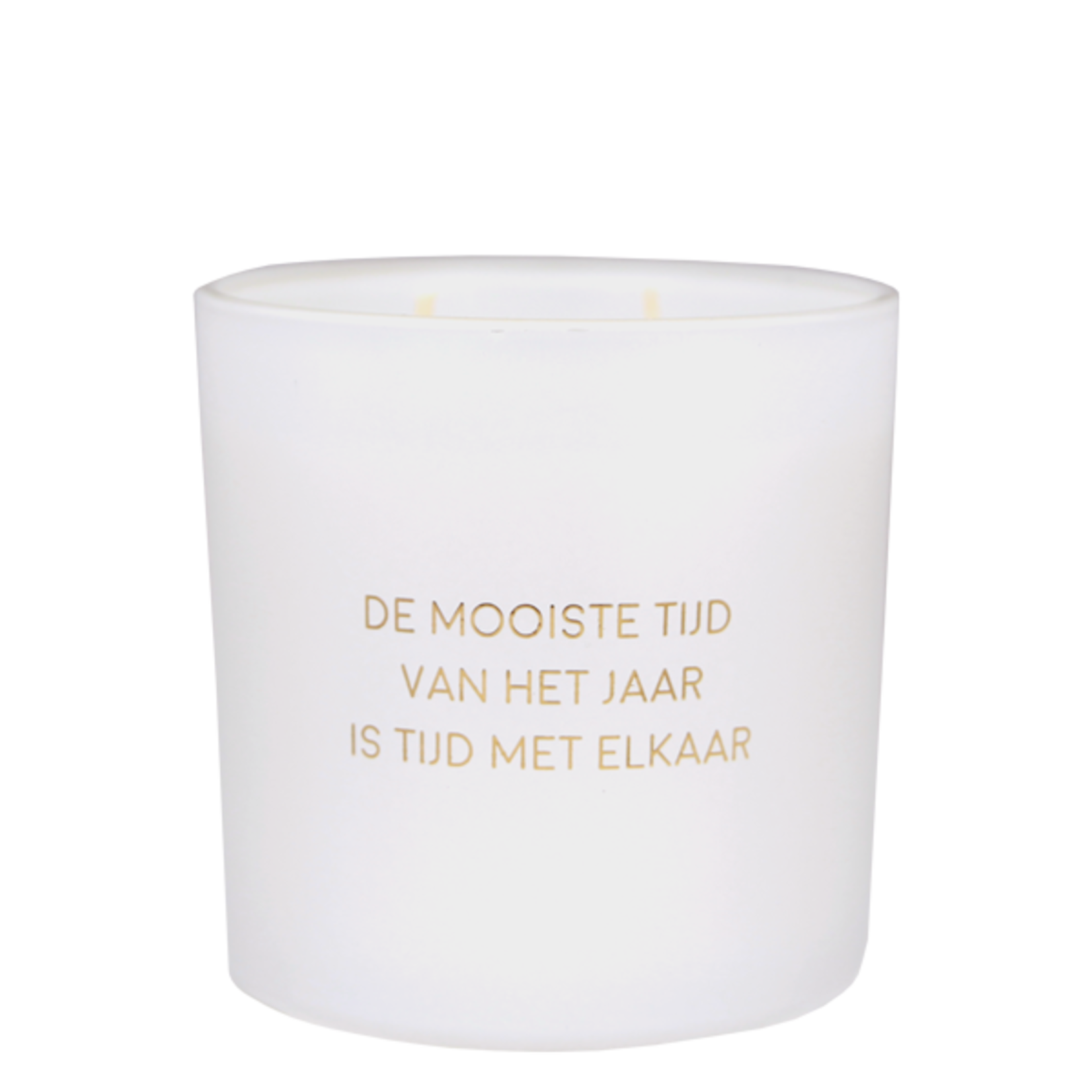 Sojakaars - De mooiste tijd van het jaar is met elkaar -  Wit - Winter wood