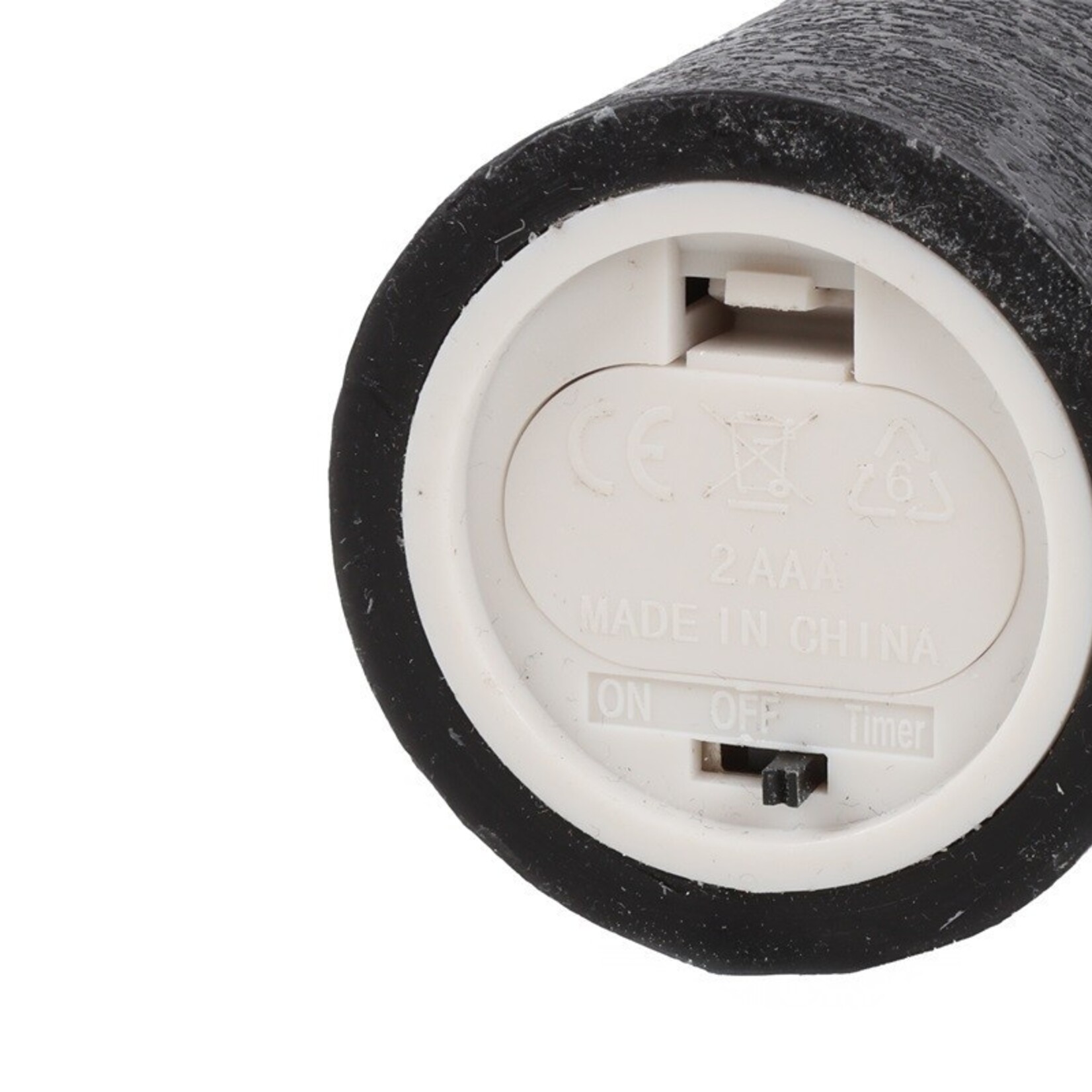 Countryfield Stompkaars - Rustiek - Ø5x10cm -  LED - S - Zwart