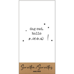 Servetten "Dag oud, hallo nieuw!" - 10x20cm
