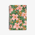 Notitieboekje BLOEMEN - Papier/Metaal - Rose - A5