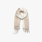 Sjaal - Polyester - Beige/Off white - 180cm