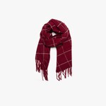 Sjaal Geruit - Polyester - Rood - 180cm