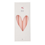 Zusss Kaarsen  in een doos - Rustiek - Roze - 4 stuks - 20cm
