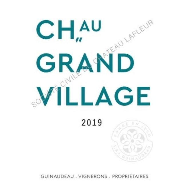 Société du Chateau Lafleur AOP Bordeaux Chateau Grand Village Blanc 2019